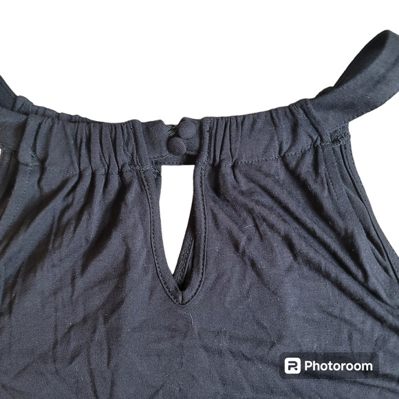 INC International Concepts A Symmetrical Black and White Tank Top Size L - Picture 5 of 7